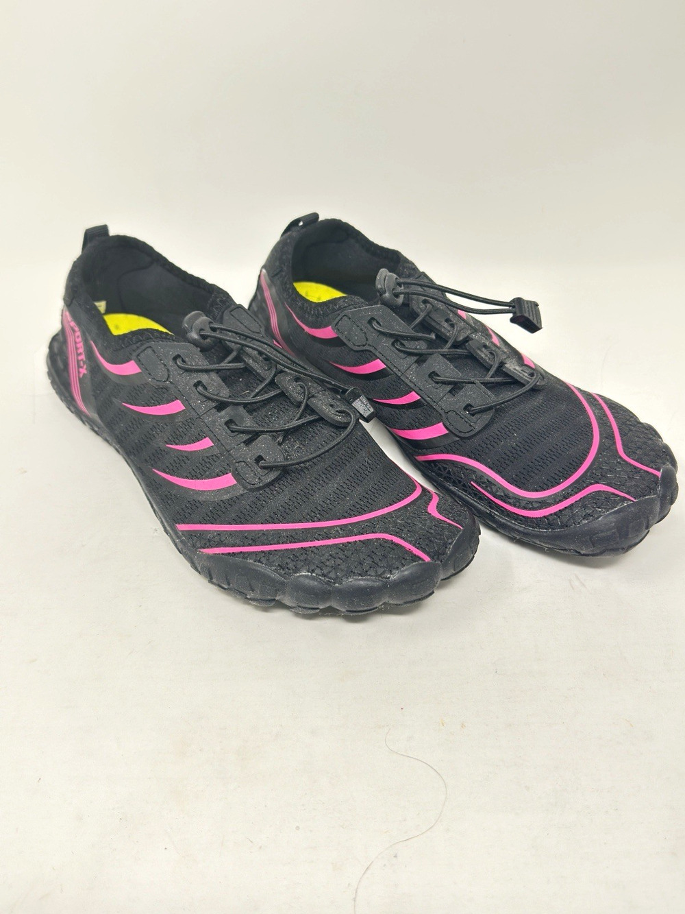SportX Womens Shoes Size 10.5 Black Pink Barefoot Water Quick Dry